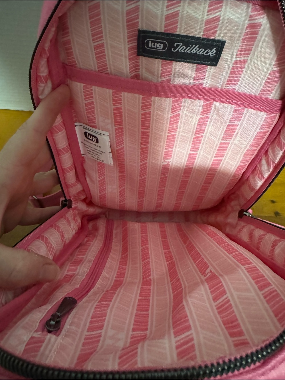 Lug Tailback Sling Bag in Perfectly Pink - Picture 5 of 6